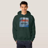Georgian, gesprochen hier bewölkte Erde Hoodie (Vorne ganz)