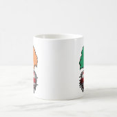 Georgian Irish Ireland Tree Roots Flag Kaffeetasse (Mittel)