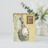 Georgian Lady von Boucher Postkarte (Stehend Vorderseite)