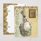 Georgian Lady von Boucher Postkarte (Vorne/Hinten)