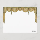 Georgian Lady von Boucher Postkarte (Rückseite)