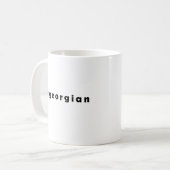Georgian Sakartvelo Kaffeetasse (Vorderseite Links)