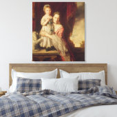 Georgiana, Countess Spencer mit Lady Leinwanddruck (Insitu (Schlafzimmer))