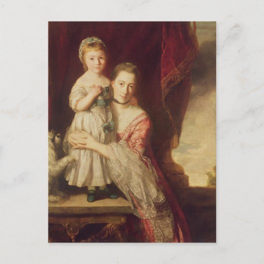 Georgiana, Countess Spencer mit Lady Postkarte (Vorderseite)