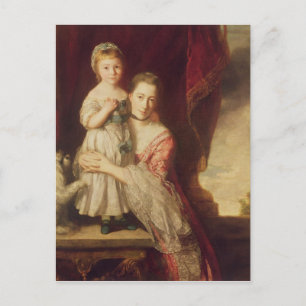 Georgiana, Countess Spencer mit Lady Postkarte