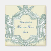Georgiana (Cream) Save the Date Magnet (Vorne)