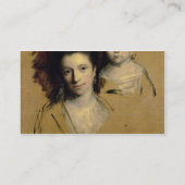 Georgiana, Gräfin Spencer und ihre Tochter-Dame Visitenkarte (Rückseite)