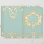 Georgiana (Marie Antoinette Blue) Wedding Prog (Vorne/Hinten)