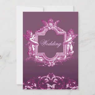 Georgiana (Pflaume) Hochzeit Einladung