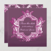 Georgiana (Plum) Save the Date (Vorne/Hinten)