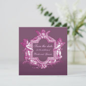 Georgiana (Plum) Save the Date (Stehend Vorderseite)