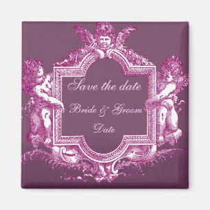 Georgiana (Plum) Save the Date Magnet