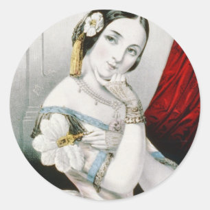 Georgiana Runder Aufkleber