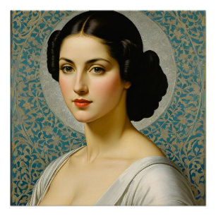 "Georgiana Ruth Cole" Portrait der Frau Fine Art Poster