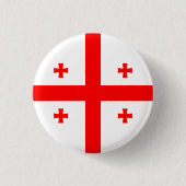 Georgianische Flagge, Flagge Georgiens Button (Vorderseite)