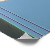 Georgianische Flagge Poster (Ecke)