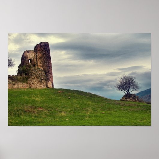 Georgianische Landschaft Poster (Vorne)