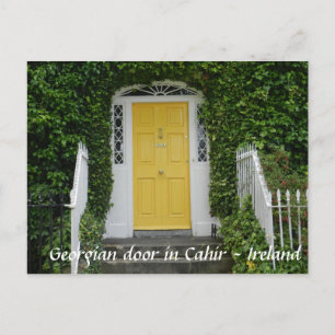 Georgianische Tür in Cahir - Irland Postkarte