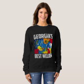 Georgia's Best Welder Ironworker Ironsmith Welding Sweatshirt (Vorne ganz)