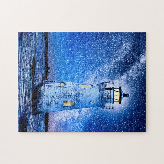 Georgia's Cockspur Island Lighthouse Art Puzzle (Horizontal)