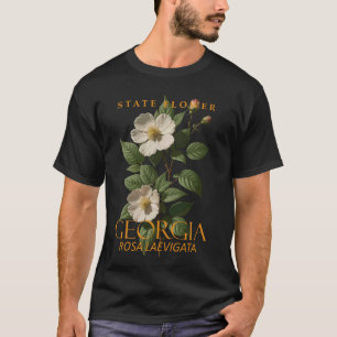 Georgias Gebietsblume Die Rosa laevigata T-Shirt