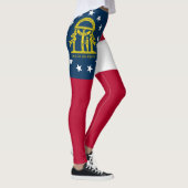 Georgias Staatsflagge Leggings (Rechts)