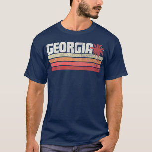GeorgiaVintage Retro 70er 80er 90s Gift Beach Palm T-Shirt