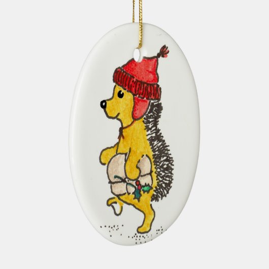 Georgie Igel Keramik Ornament (Rechts)