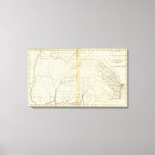 Georgien 10 leinwanddruck