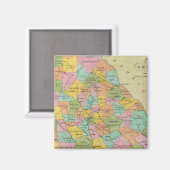 Georgien 10 magnet (Vorderseite/Rückseite)