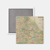 Georgien 10 magnet (Vorderseite/Rückseite)