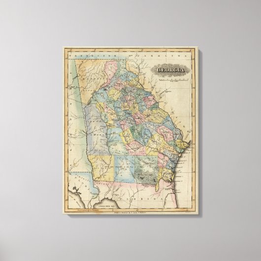 Georgien 5 leinwanddruck (Vorderseite)