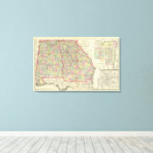 Georgien, Alabama Leinwanddruck (Insitu (Holzboden))