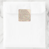 Georgien, Alabama Quadratischer Aufkleber (Tasche)