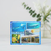 GEORGIEN AQUARIUM, ATLANTA, GEORGIEN POSTKARTE (Stehend Vorderseite)