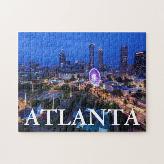 Georgien, Atlanta, hundertjähriger Olympischer Par Puzzle (Horizontal)