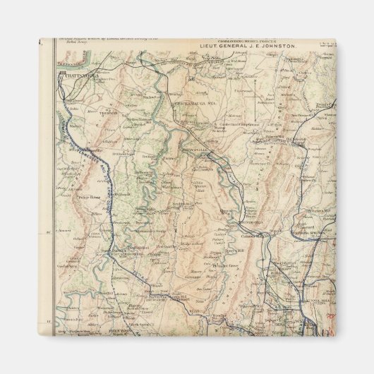 Georgien, Atlanta Kampagne 1. Epoche Magnet (Vorne)