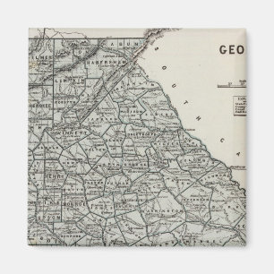 Georgien-Atlas-Karte Magnet