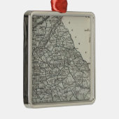 Georgien-Atlas-Karte Ornament Aus Metall (Rechts)