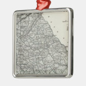 Georgien-Atlas-Karte Ornament Aus Metall (Links)