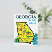 Georgien auf meiner Postkarte (Stehend Vorderseite)