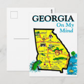 Georgien auf meiner Postkarte (Vorne/Hinten)