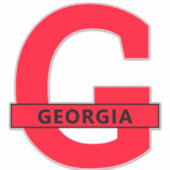 Georgien Aufkleber (Vorderseite)