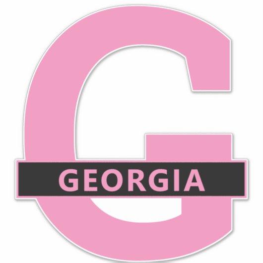 Georgien Aufkleber (Vorderseite)