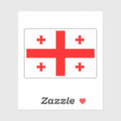 Georgien Aufkleber (Blatt)