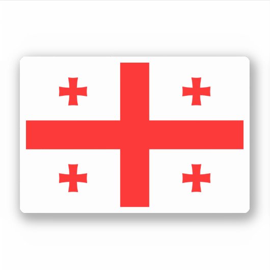 Georgien Aufkleber (Vorderseite)