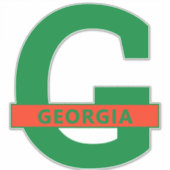 Georgien Aufkleber (Vorderseite)
