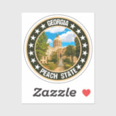 Georgien Aufkleber (Blatt)