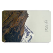Georgien, Berg Kazbegi Magnet (Horizontal)
