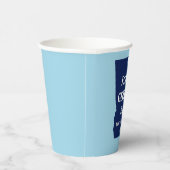 Georgien Blue im Jahr 2024 gedreht Pappbecher (Rechts)